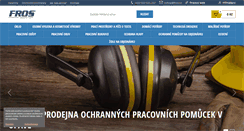 Desktop Screenshot of froseshop.cz